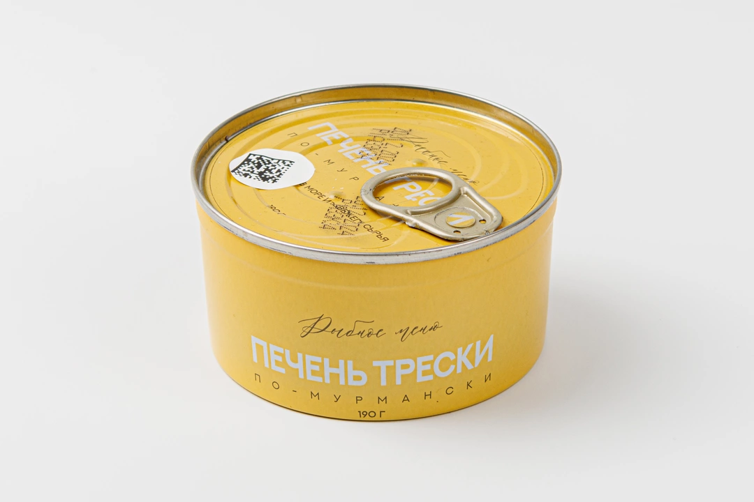 Печень трески по-мурмански ТМ Рыбное меню 190 г