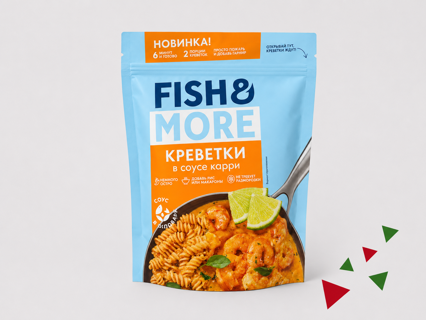 Креветки в соусе карри Fish&More 400 г