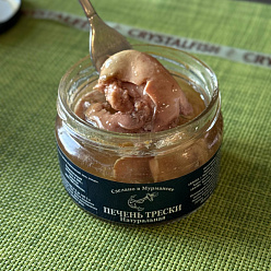 Печень трески из морож. сырья 200 гр